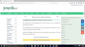 Is HashMap faster compared to ArrayList in terms of search? | javapedia.net