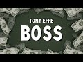 Tony Effe - BOSS (Testo/Lyrics)