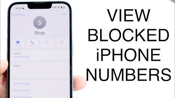 How To View Blocked Numbers On iPhone! (2023)