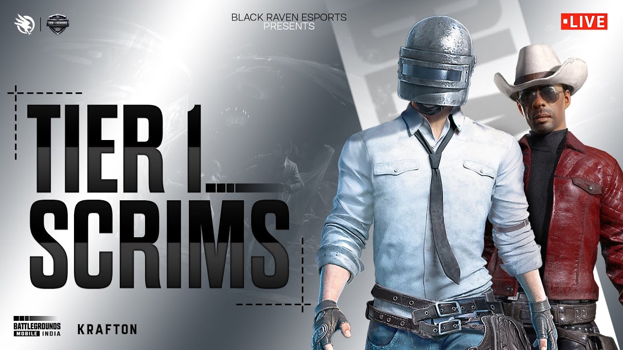 Bgmi : BLACK RAVEN ESPORTS || T1 SCRIMS Is Now Live By Black Raven eSports || week 39 Day 1 ||