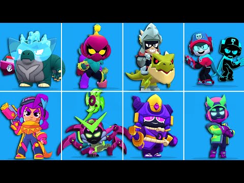 NEW BRAWLERS + ALL SKINS ANIMATIONS - Brawl Stars Mutations Update