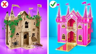 HOW TO BUILD BARBIE DREAM HOUSE💝Rich VS Poor Makeover Challenge |Secret Tiny House By YayTime! STAR