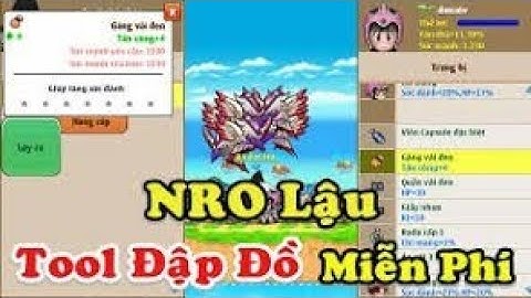 [NRO BLUE ] Share Mod Auto Đập Đồ New Tự Động Bán Thỏi Vàng