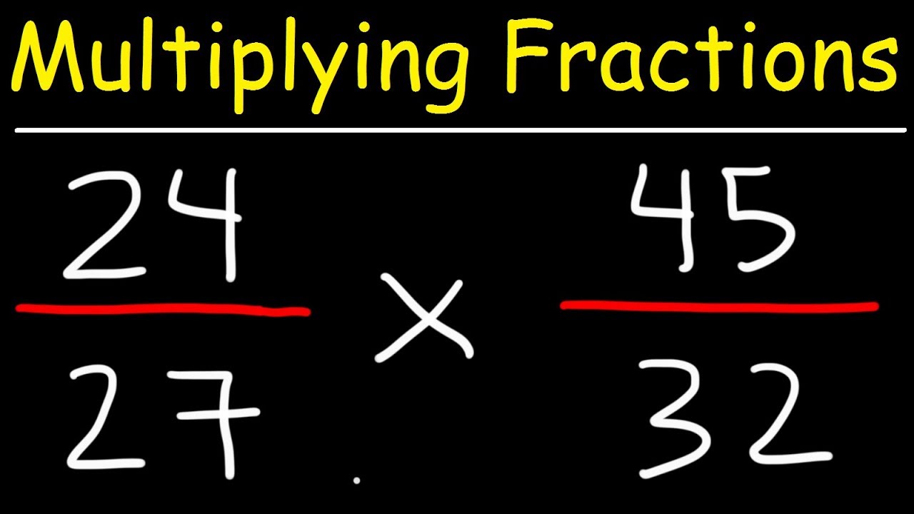 Multiplying Fractions - The Easy Way!