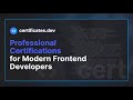 Certificates.dev | Certifications for Vue.js, React, Angular, Nuxt &amp; JavaScript Modern Developers