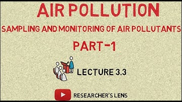 Sampling and Monitoring of Air Pollutants | UGC-NET/GATE Paper-2 Environmental Sciences |#3.3 Part 1