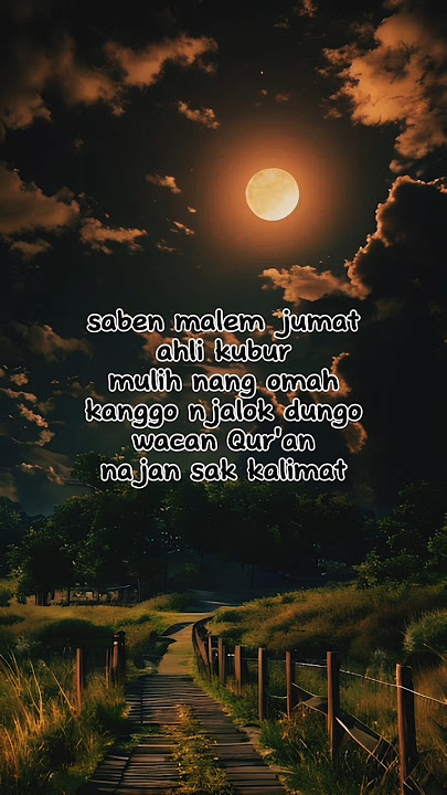 saben malem jumat ahli kubur mulih nang omah #shorts