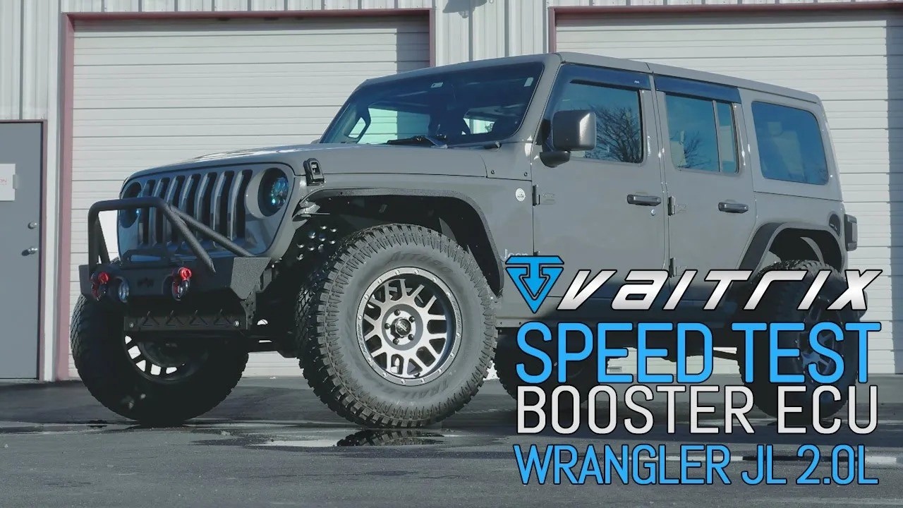 Jeep Wrangler JL 2.0T Stage 1|0-60 mph before and after a piggyback tune|VAITRIX 縮圖