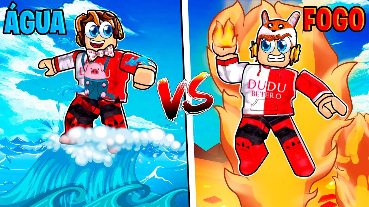 Batalha dos Elementos de ULTRA PODERES no Roblox⚡
