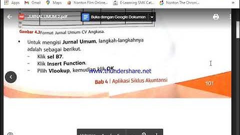 TUTORIAL JURNAL UMUM CV ANGKASA
