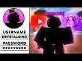 I HACKED This FAMOUS Youtubers Account In Roblox Bedwars..