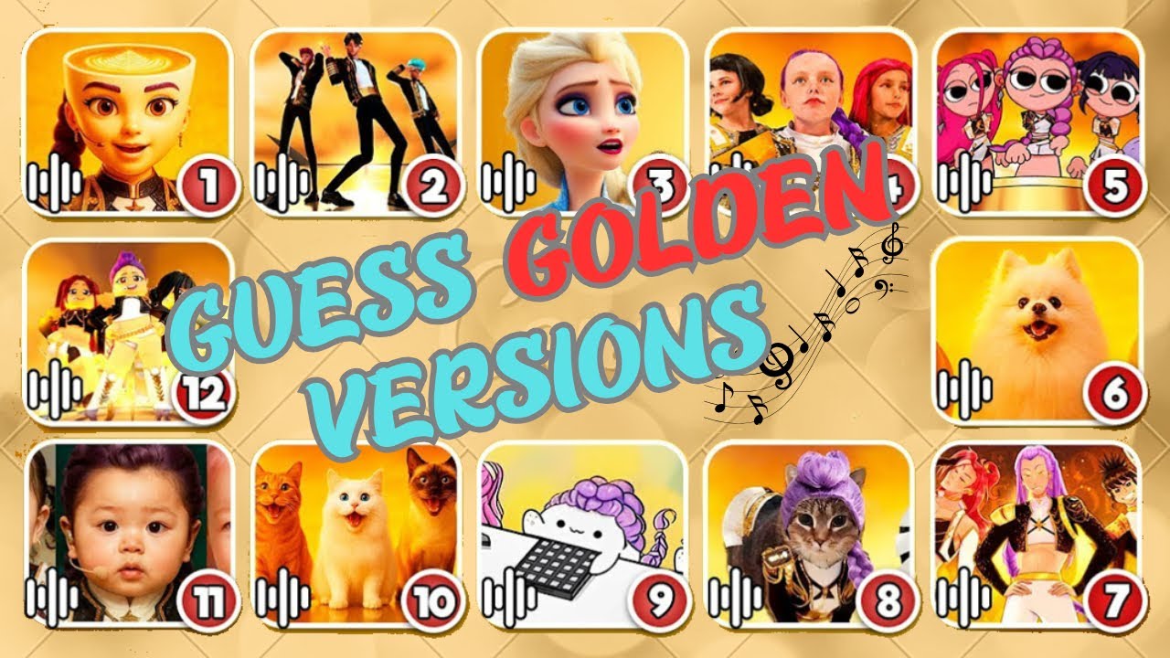 Guess the Golden Songs & Variants by Their Voice ~ Golden Song Covers Quiz 🎶 Part 2