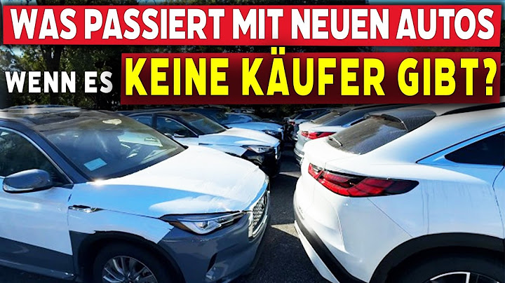 Was passiert mit NEUEN Autos, die NIE verkauft werden? Hinter dem Händlerparkplatz!