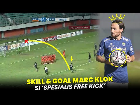 Skill &amp; Goal Marc Klok Si &#39;Spesialis Free Kick&#39; - PERSIB BANDUNG 2021/2022 - FULL HD