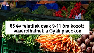 2020 05 19 WTV Híradó Kinyit mindkét Gyáli Piac