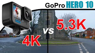 GoPro Hero 10 | 4K (Medium Sharpness) vs 5.3K (Low Sharpness), which is better?