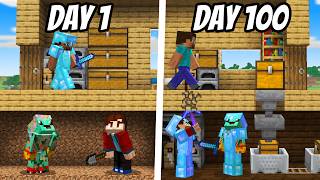 I Survived 100 Days Under a Strangers Base Content