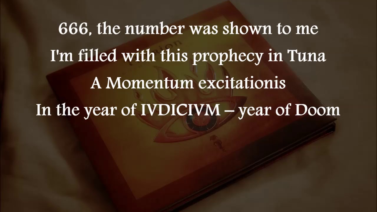 Tuna 1613 THERION Lyrics HD YouTube