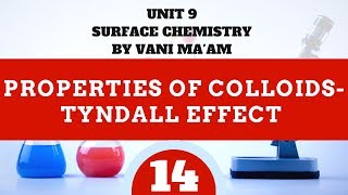 Properties of Colloids-Tyndall Effect |Part 14 |Cbse grade 12 surface chemistry|Unit 5. |tricks |