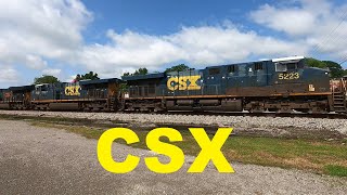 CSX Container Train with 5223, 5301 & 3303
