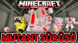 MUTANTLAR SALDIRIYOR! | Minecraft PE Mutant Sürüsü