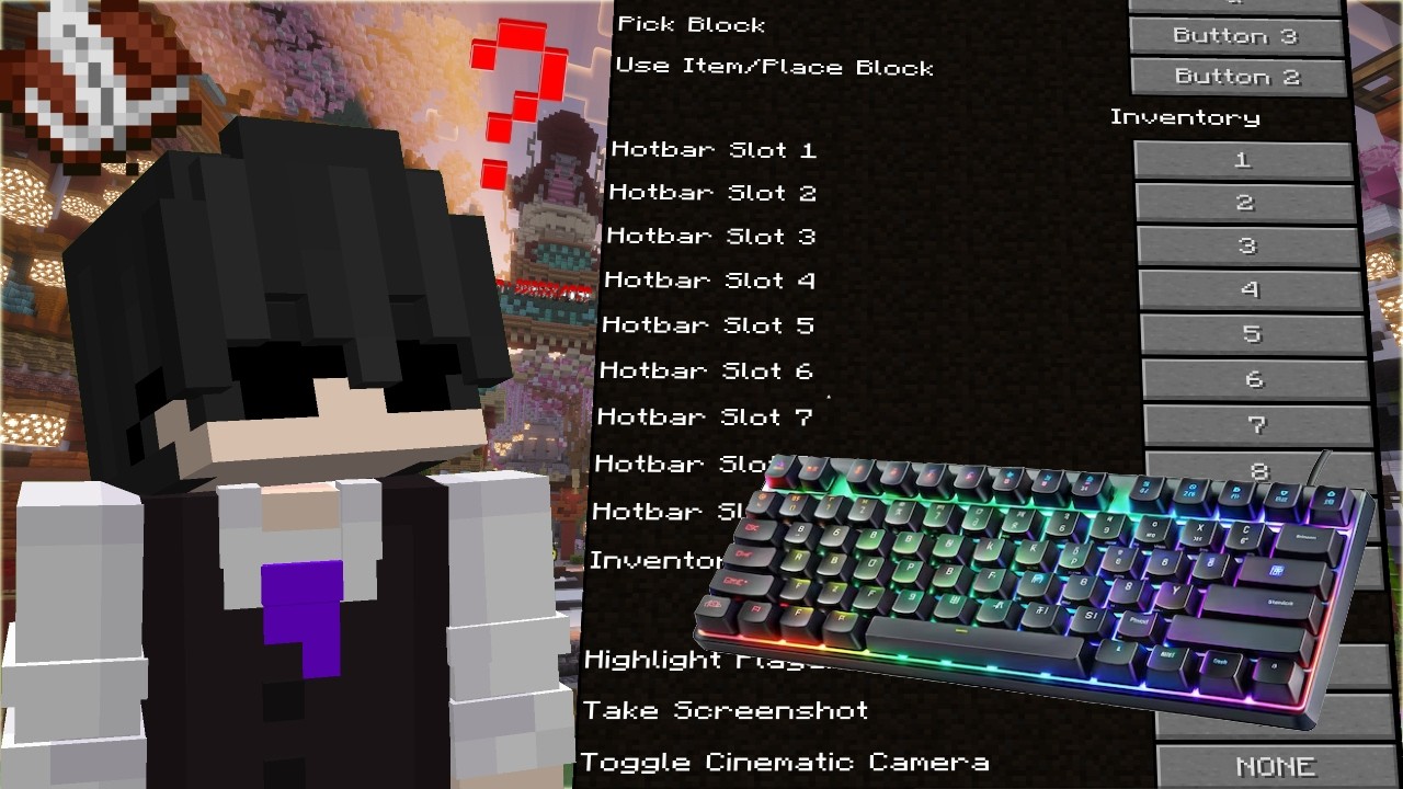 przewodnik po skrótach klawiszowych PVP w Minecrafcie! (wersja 1.9+)