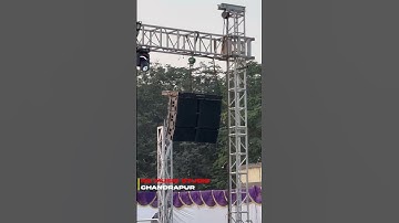 चंद्रपुर के स्टेज पर Avanda 212 A ने मचाया धमाल! 🔊🔥 #proaudio