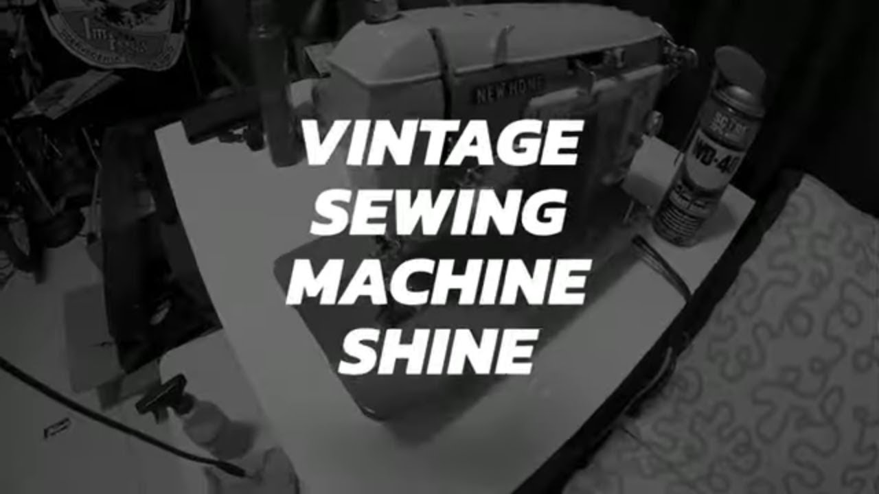 Janome New Home Sewing Machine Refurbish Part 1 YouTube