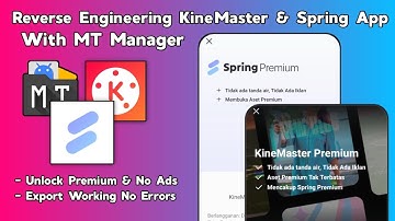 Reverse Engineering KineMaster and Spring App With MT Manager