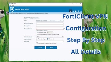 FortiClient VPN setup step by step| how to install and configure FortiClient VPN on Windows