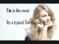 Taylor Swift - You Belong With Me (Lyrics)