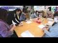 着物店で手作りマスクの指南 宇都宮