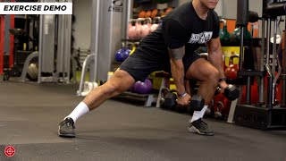 Dumbbell Alternating Lateral Lunge | Exercise Demo