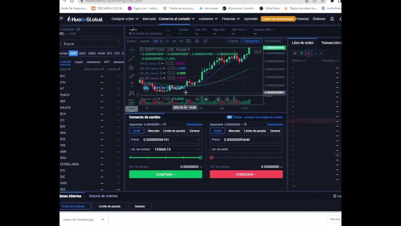 COMO COMPRAR CAW EN HUOBI GLOBAL QUE PASARA? 😎🚀🚧🔥