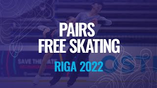 Campillo Martos Esp Pairs Free Skating Riga 2022
