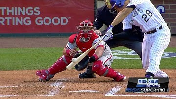 PHI@COL: Arenado lines a single to center, plates run