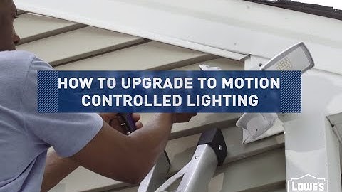 How to Install Outdoor Motion Lights
