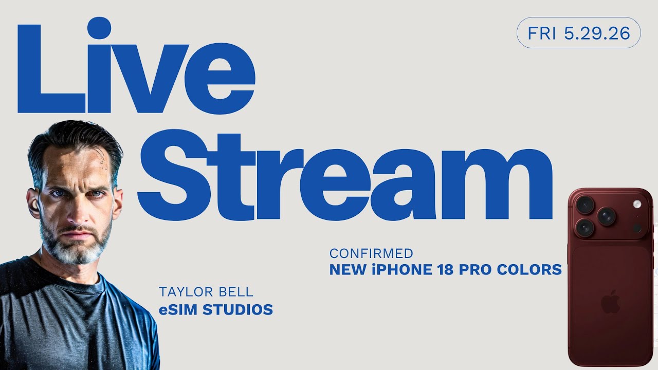 Apple iPhone 18 Pro Max Colors Revealed in Live Pics Leaked