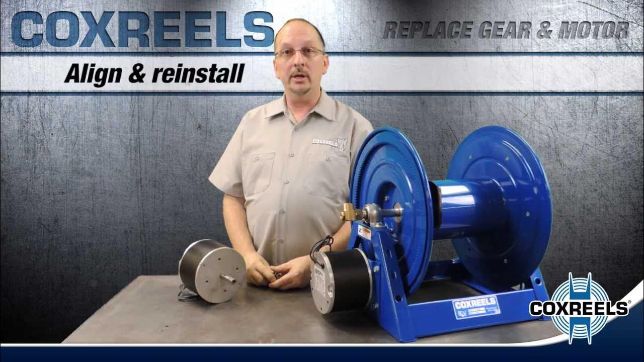 How to replace gear & motor on your reel - COXREELS 