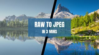 Convert Multiple RAW files to JPEG in simple way through Photoshop.