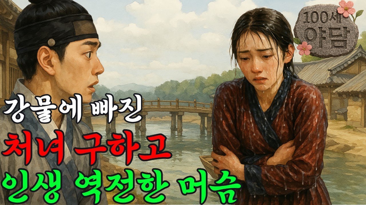 강물에 빠진 처녀 구하고 큰 보답을 받은 머슴 / 야담·민담·전설·설화·옛날이야기·야사·오디오북