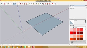 How to make basic wall in sketchup