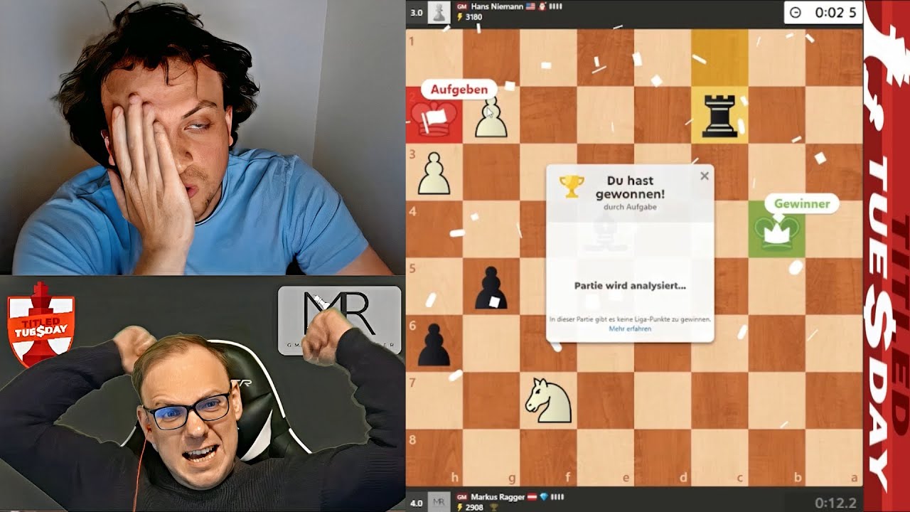 Unforgettable VICTORY! GM Hans Niemann vs GM Markus Ragger