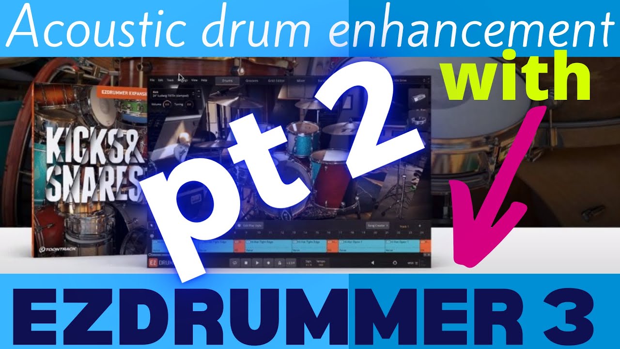 Part 2 of:  Drum enhancement of an acoustic performance with 
