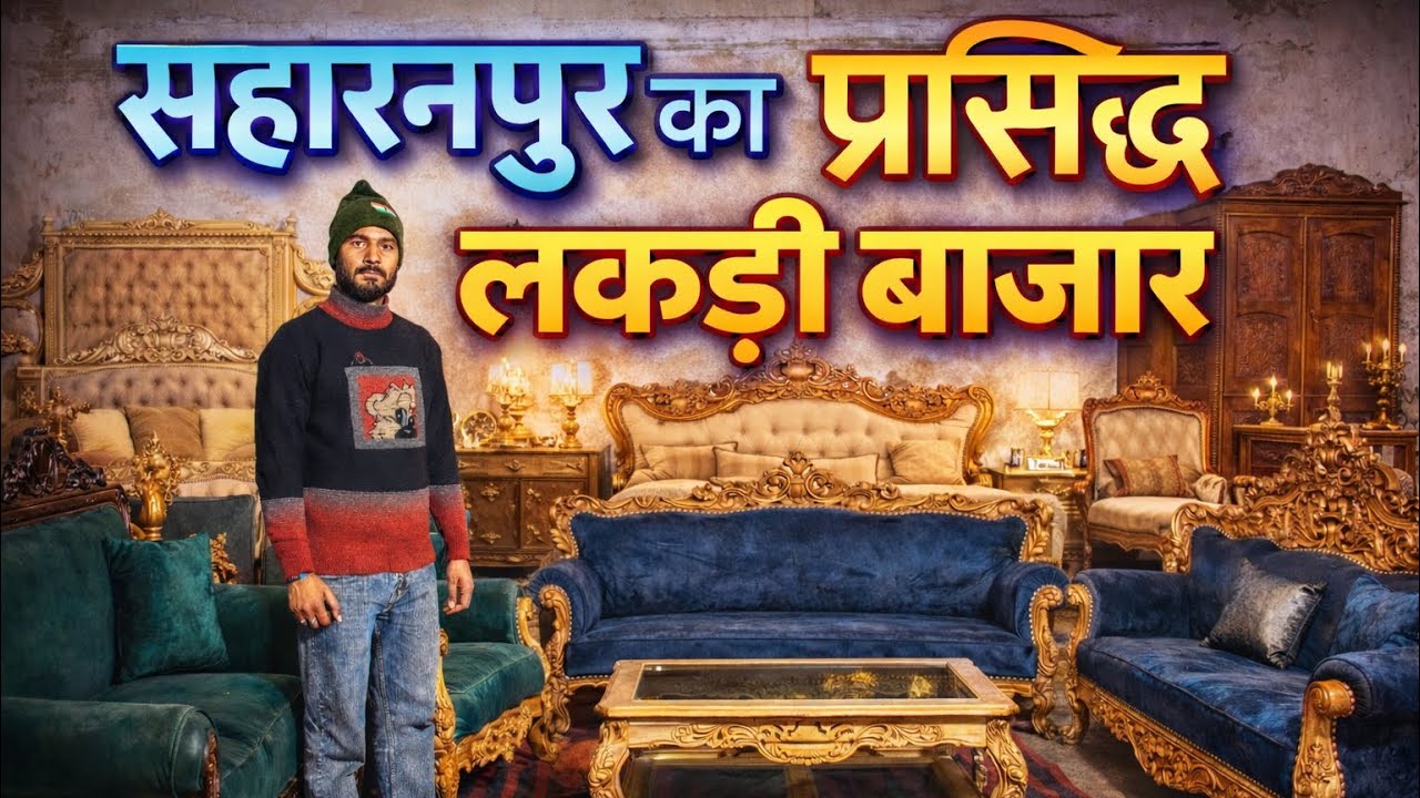 सहारनपुर का मशहूर फर्नीचर मार्केट || पूरे भारत का फर्नीचर यहाँ से सप्लाई होता है || Wooden city 