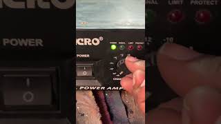 Micro M6 #audio #dj #amplifier #pioneer #music #poweramplifier #trending #viral