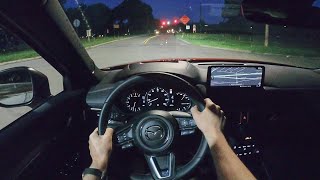 2021 Mazda CX-5 Signature - POV Night Drive (Binaural Audio)