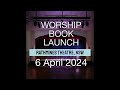Blue worship book launch ad