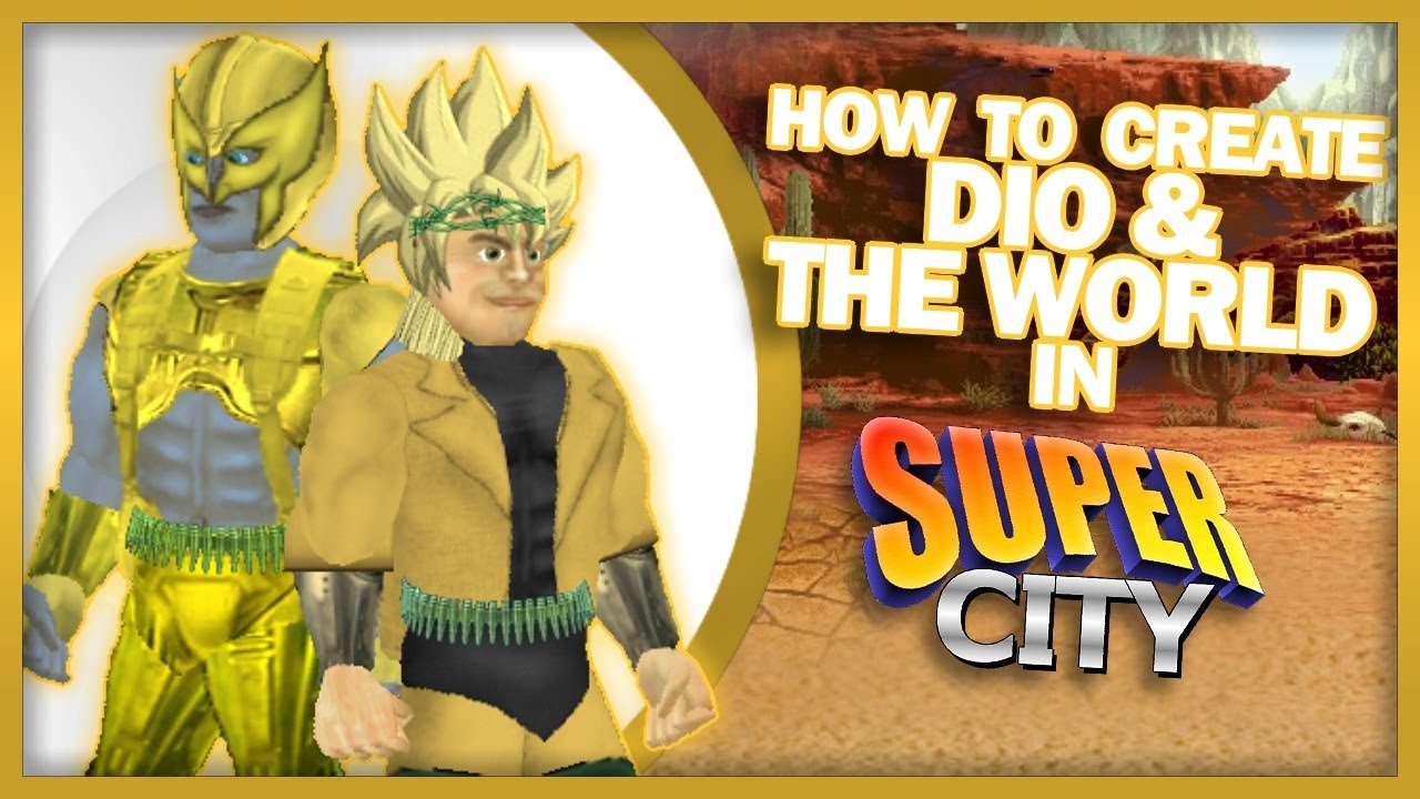 How to Create Dio and The World (JoJo