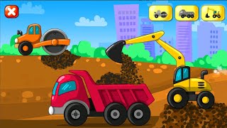 Jeux de construction pour enfants 🚧👷 | Gameplay de pelleteuse et bulldozer #gameplay screenshot 2